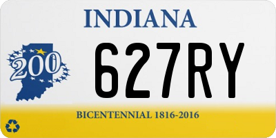 IN license plate 627RY