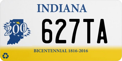 IN license plate 627TA