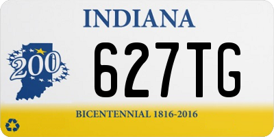 IN license plate 627TG