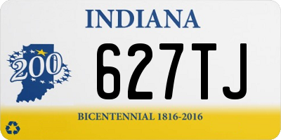 IN license plate 627TJ
