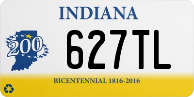 IN license plate 627TL