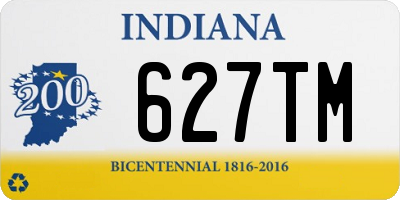 IN license plate 627TM