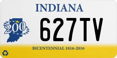 IN license plate 627TV