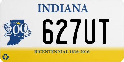 IN license plate 627UT