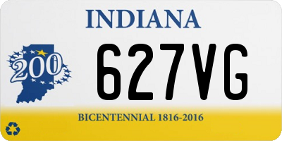 IN license plate 627VG