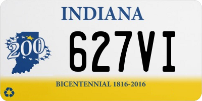 IN license plate 627VI