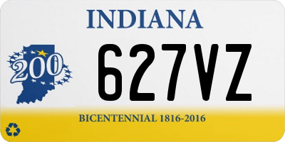 IN license plate 627VZ