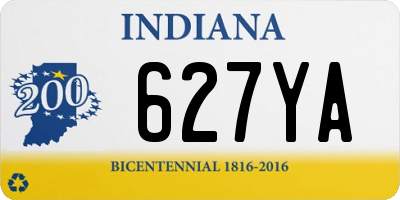 IN license plate 627YA