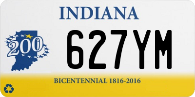 IN license plate 627YM