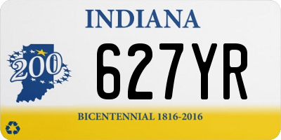 IN license plate 627YR