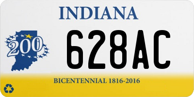 IN license plate 628AC