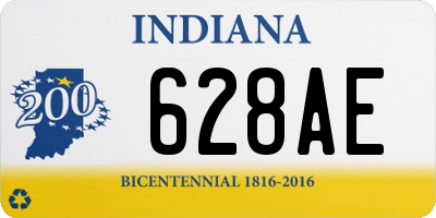 IN license plate 628AE