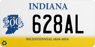 IN license plate 628AL