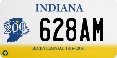 IN license plate 628AM