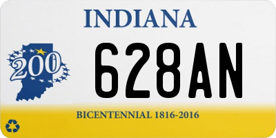 IN license plate 628AN