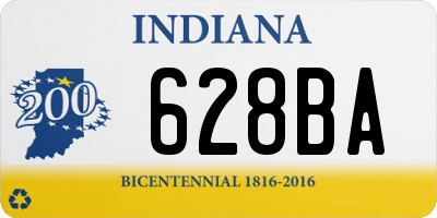 IN license plate 628BA