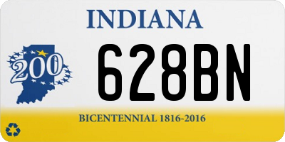 IN license plate 628BN