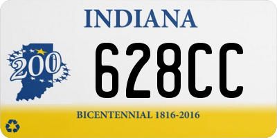 IN license plate 628CC