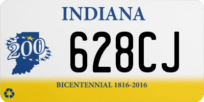 IN license plate 628CJ
