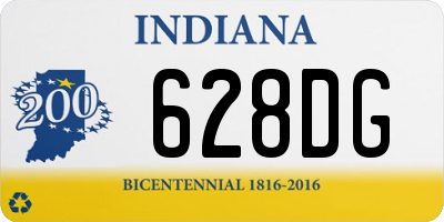 IN license plate 628DG