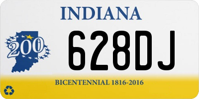 IN license plate 628DJ