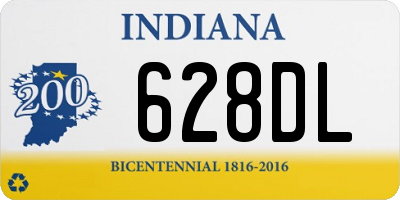 IN license plate 628DL