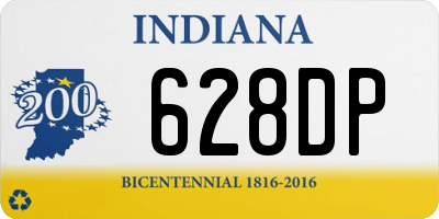 IN license plate 628DP