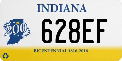 IN license plate 628EF