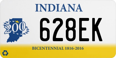 IN license plate 628EK