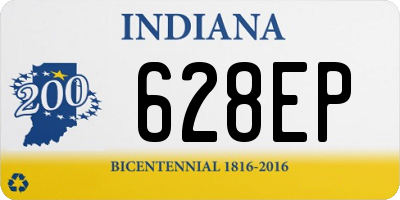 IN license plate 628EP