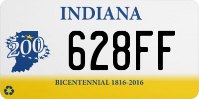 IN license plate 628FF