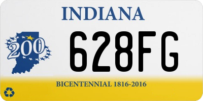 IN license plate 628FG