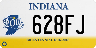 IN license plate 628FJ