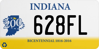 IN license plate 628FL