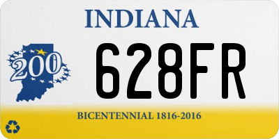 IN license plate 628FR