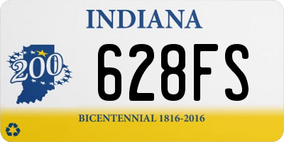 IN license plate 628FS