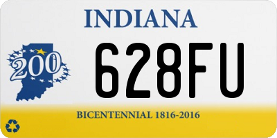 IN license plate 628FU