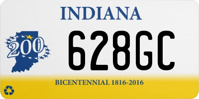 IN license plate 628GC