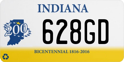 IN license plate 628GD