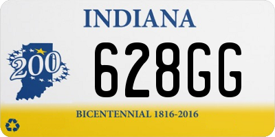 IN license plate 628GG