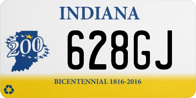 IN license plate 628GJ