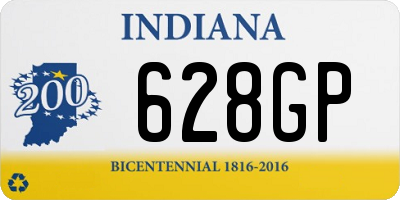 IN license plate 628GP