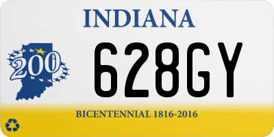 IN license plate 628GY