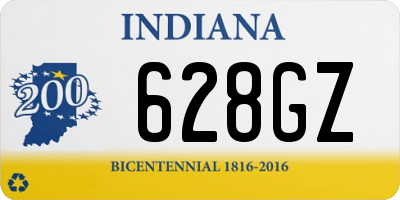 IN license plate 628GZ