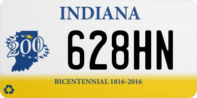 IN license plate 628HN