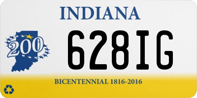 IN license plate 628IG