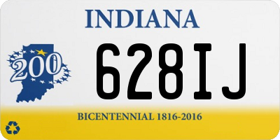 IN license plate 628IJ