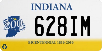 IN license plate 628IM