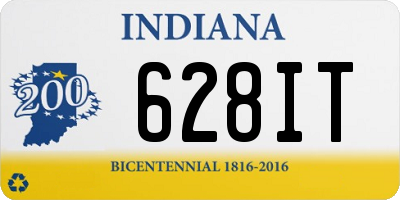 IN license plate 628IT