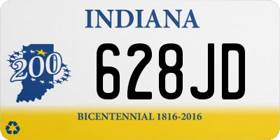 IN license plate 628JD